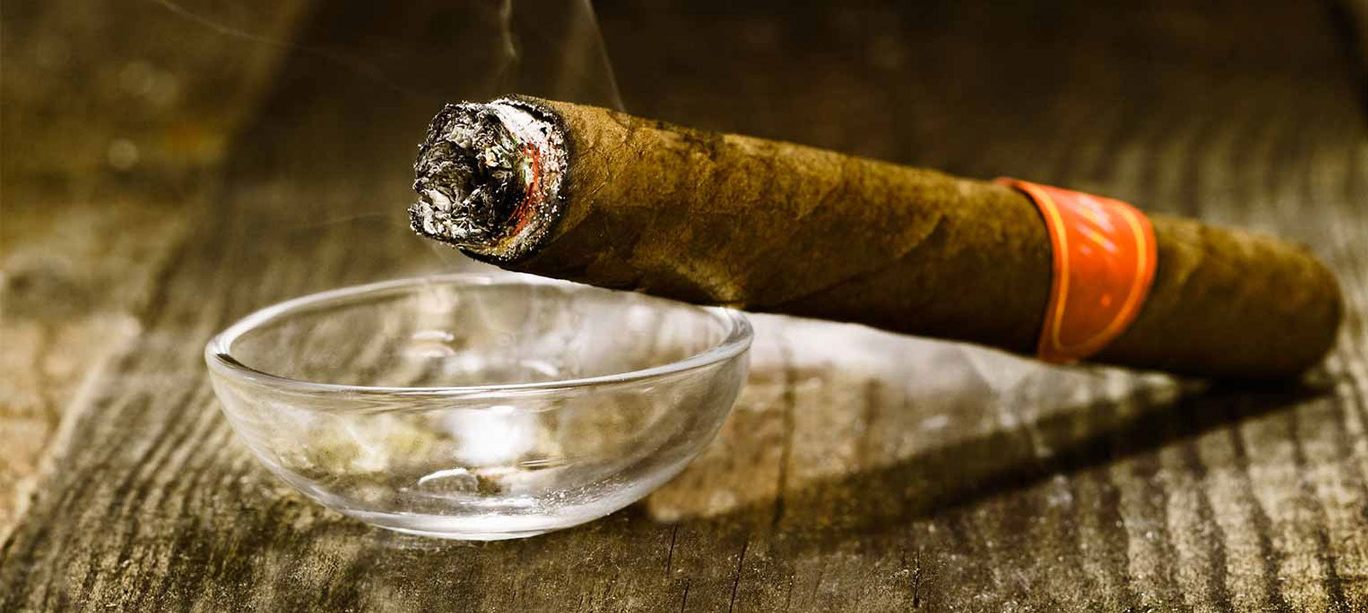 Luxury cigar and whiskey