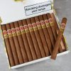 double corona cigar box with smoking damages your lungs sticker