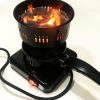 Man holding Electric charcoal burner