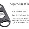 Cigar clipper in black