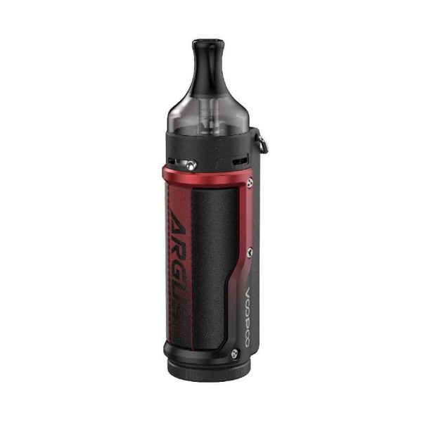 greek vape argus 40w in red and black