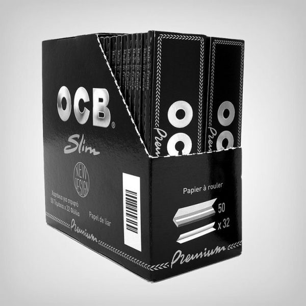 ocb black premium king size slim longpaper 50er