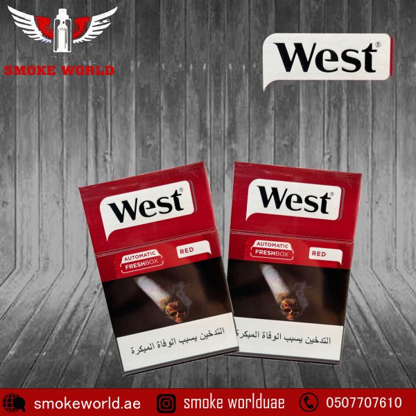 West smoking Cigarettes packet.