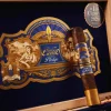 E.P Corrilo pledge prequel cigar with the cigars box and number 1 branding in the background