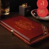 E.P. carrillo encore majestic cigar box With alcohol and ashtray in the background