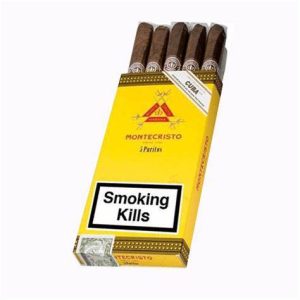 Montecristo Puritos Cigar Pack Of 5 | Medium to Full Flavour | 4 1/4" Length | 26 Ring Gauge