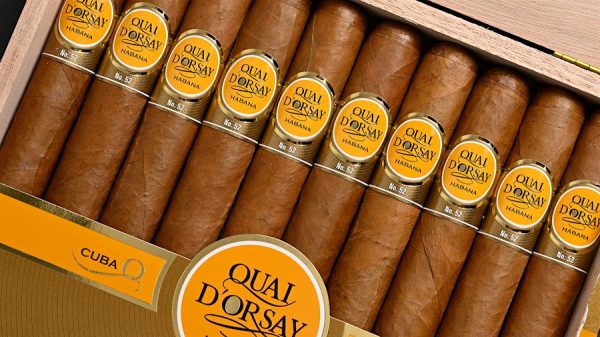 Quai D’Orsay No 52 Toro Cigar – Premium Cuban Cigars with June 2022 Box Date – Handcrafted, Rich Flavor, Smooth Draw – Authentic Cuban Wrapper, Filler, Binder – 100% Cuban Tobacco