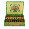 Green Box of San lotano with a pack of Cigars