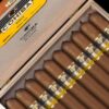 Branding shot of cohiba cigar box with cigars in it