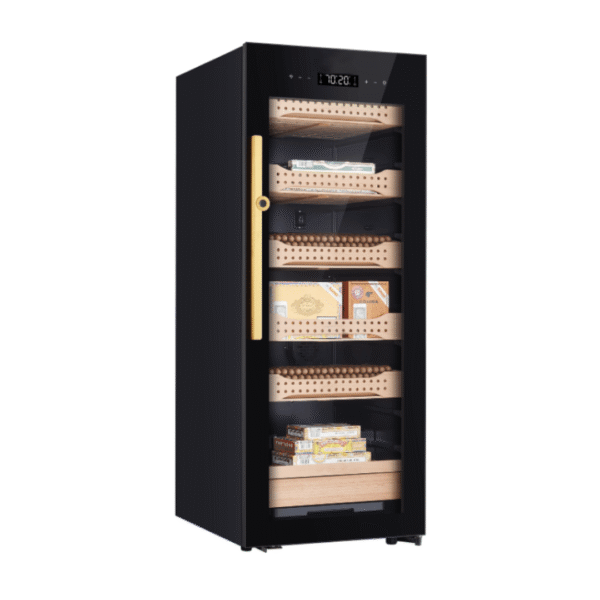 Electric Cigar Humidor 1200 with Spanish Cedar and Touch Panel